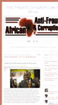 Mobile Screenshot of africanantifraud.com